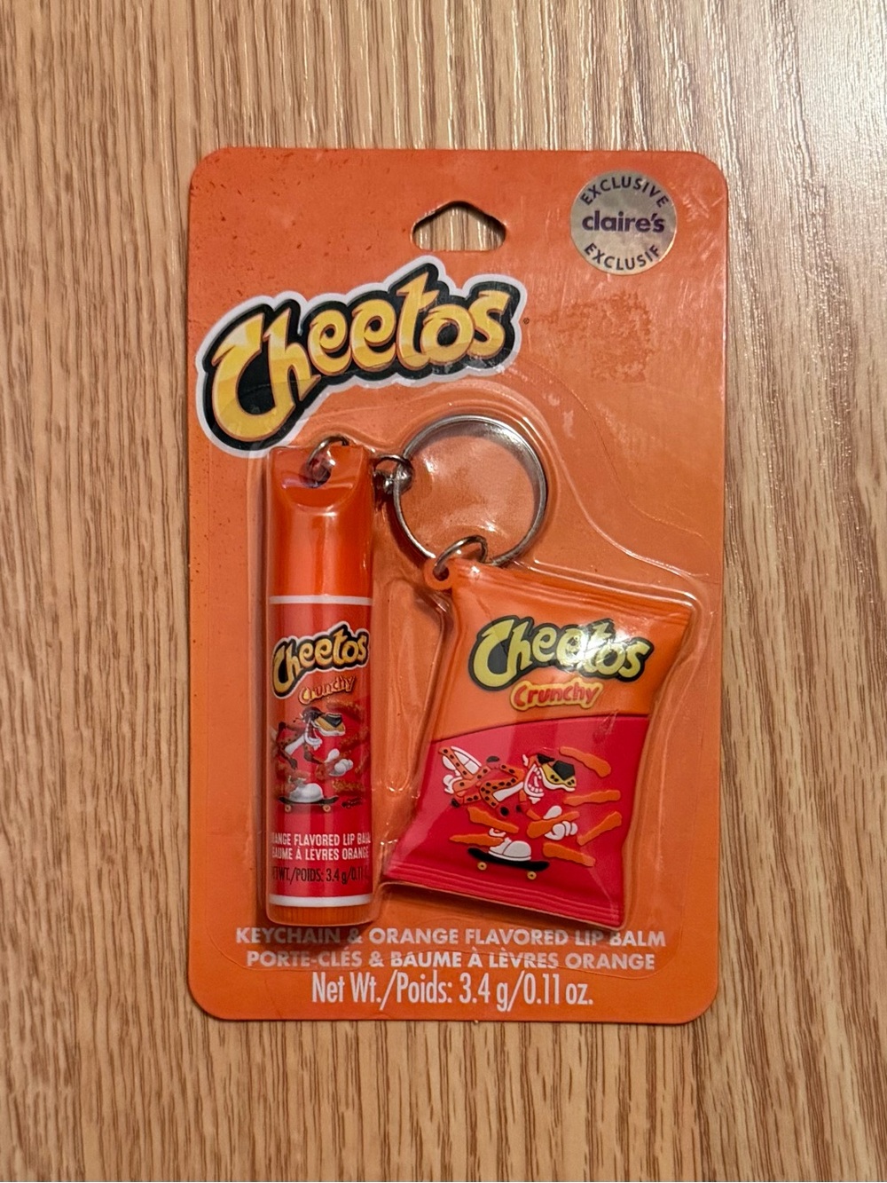 Cheetos Keychain and Flavored Lip Balm